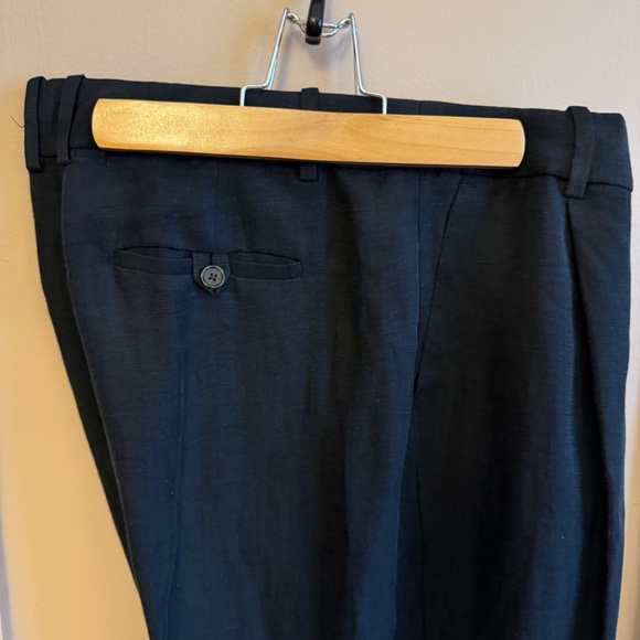 NWT Unworn Black Linen Jcrew Pant - Picture 4 of 9